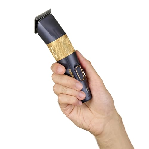 BaByliss Tondeuse à cheveux sans fil Lithium Performance E986E - Professionnel - 45 Longueurs - Batterie lithium - Bleu 