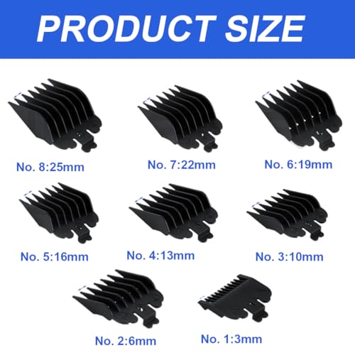 IKOPFLN Peignes pour Sabots Cheveux Wahl, Codes Correspondants aux Tondeuses, Convient à Toutes les Tondeuses WAHL, Code