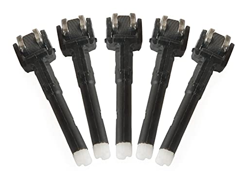 5 x Clipper Flint System + 9 x Pierres à feu Clipper – Pierre à feu Facile à Utiliser avec Support inclus