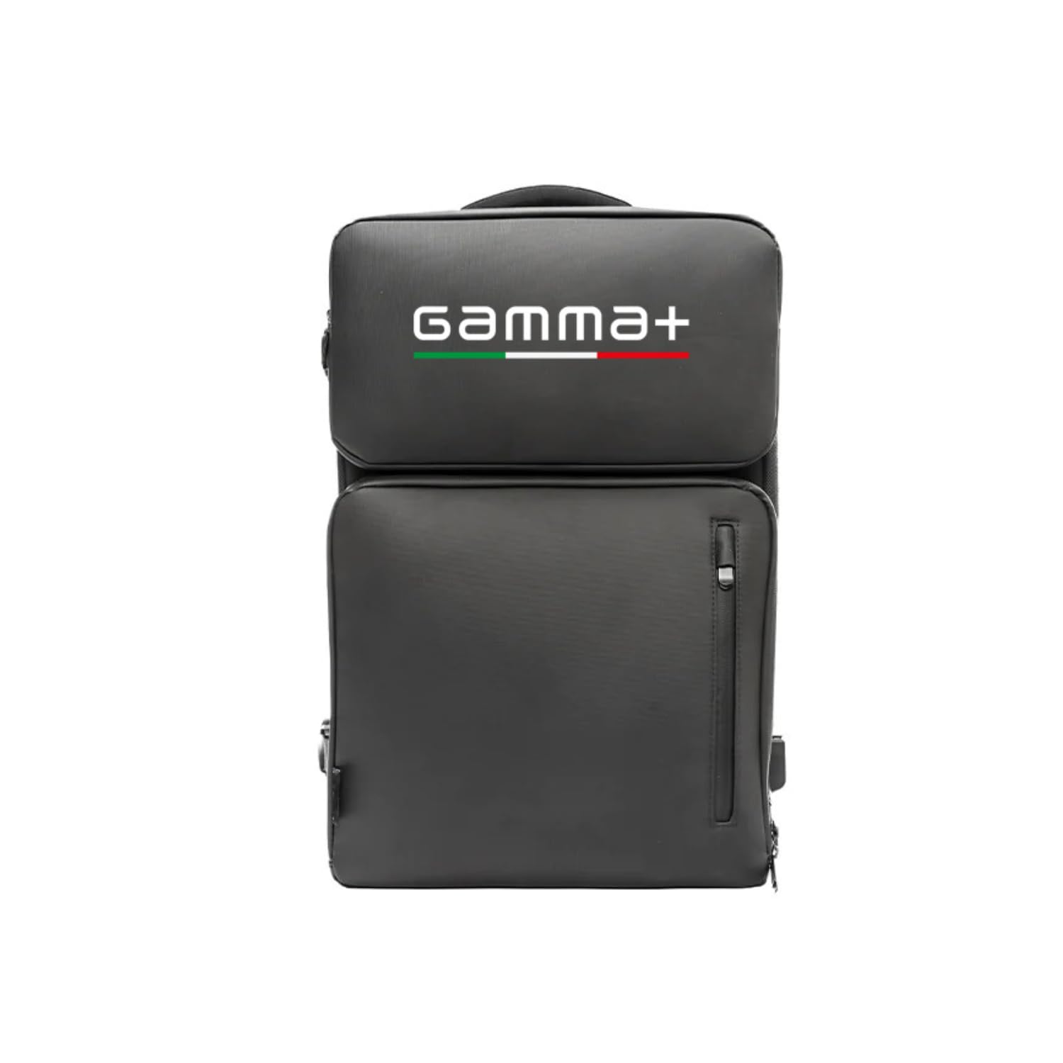 GAMMA Sac à Dos de Barbier Professionnel pour Coiffeur - Sac d'Outils Imperméable Port USB Noir