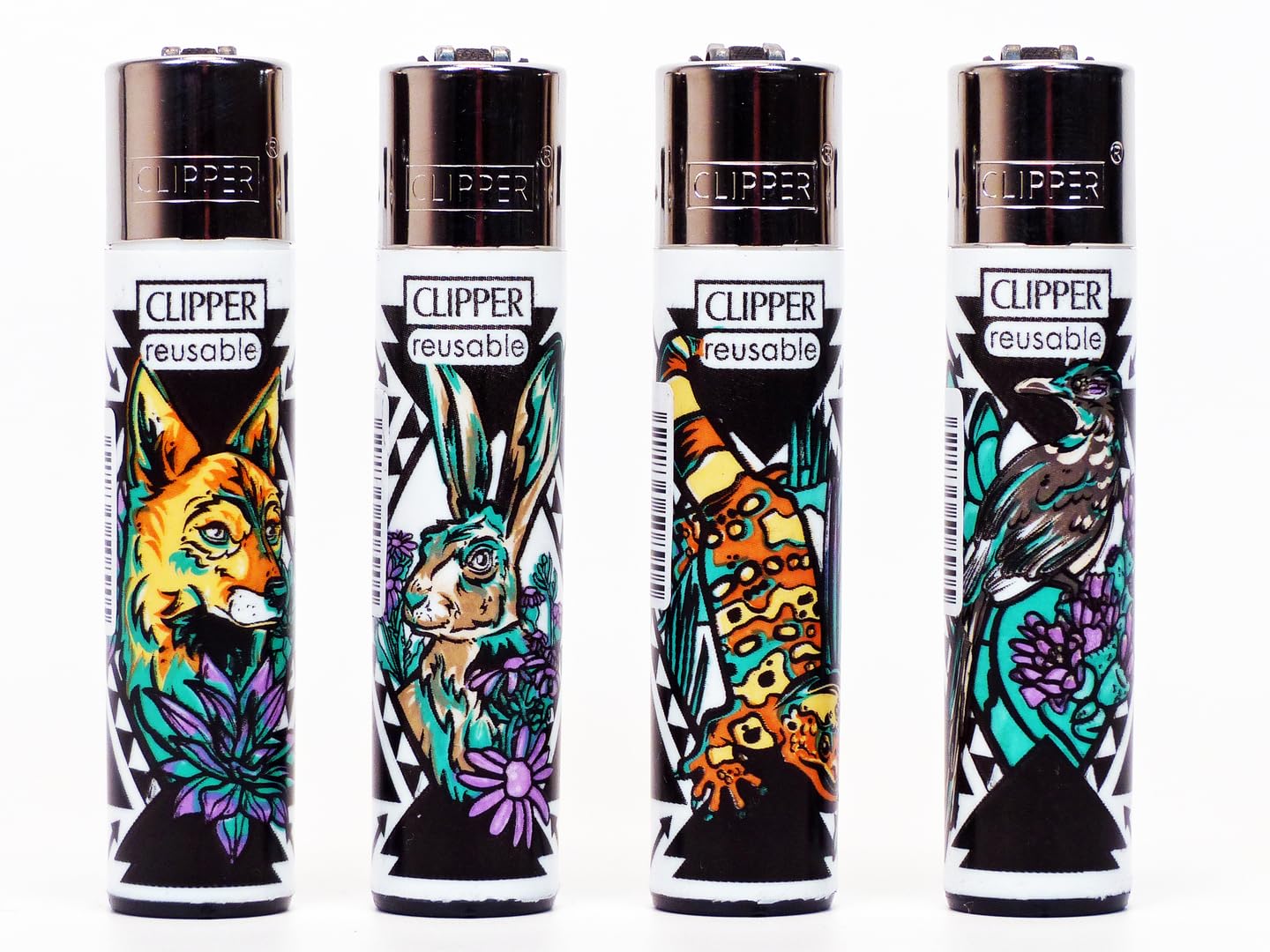 Clipper Grand Modèle Briquet Rechargeable Arizona Wildlife Contenu de l'envoi 4Clipper